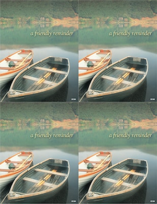 Generic Postcards; for Laser Printer; Wooden Boats, 100/Pk