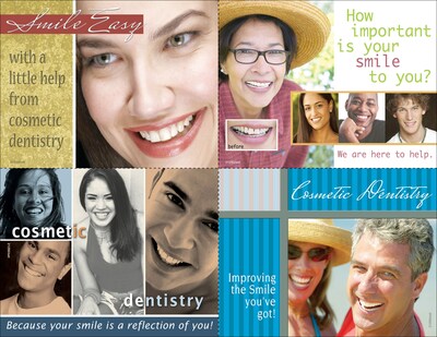 Dental Assorted Laser Postcards; Smile Easier, 100/Pk
