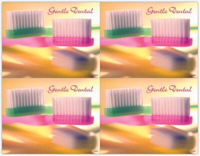 Graphic Image Postcards; for Laser Printer; Gentle Reminder, Two Brushes, 100/Pk