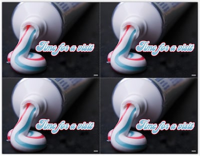 Photo Image Laser Postcards, Tube of Toothpaste, 100/Pk