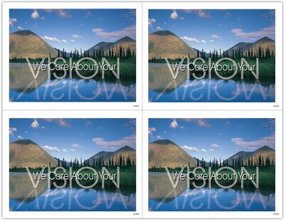 Scenic Postcards; for Laser Printer; Vision We Care About, 100/Pk