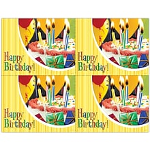 Photo Image Postcards; for Laser Printer; Birthday, 100/Pk