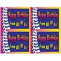 Chiropractic Laser Postcard; for Laser Printer; Birthday “From All Of Us”, 100/Pk