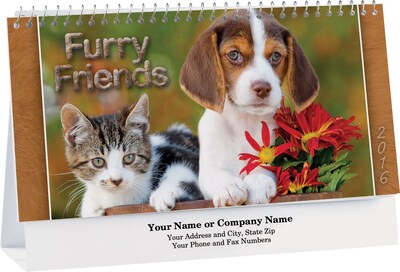 Desk Calendars; Furry Friends