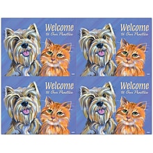 Veterinary Laser Postcards; Dog & Cat Welcome, 100/Pk