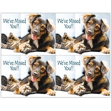 Photo Image Postcards; for Laser Printer; Cat, Dog Miss You, 100/Pk