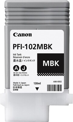 Canon PFI-102 Black Matte Standard Yield Ink Cartridge (0894B001)