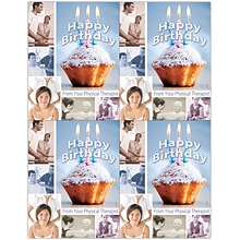 Graphic Image Postcards; for Laser Printer; Physical Therapy, Birthday Cards, 100/Pk