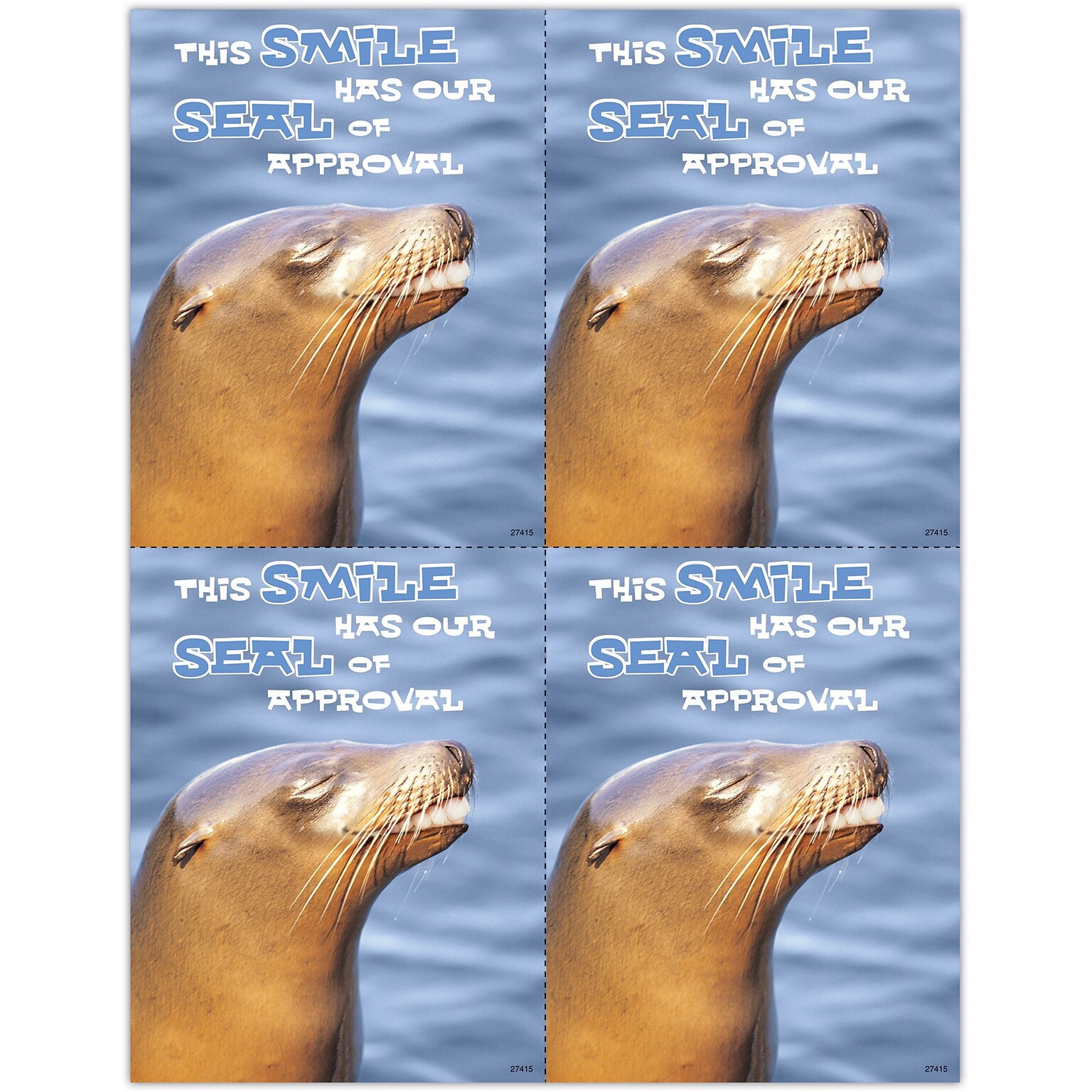 Humorous Postcards; for Laser Printer; Seal, 100/Pk