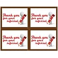 Graphic Image Laser Postcards, Clay Guy, Thank You Referral, 100/Pk
