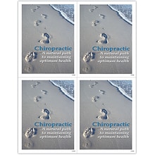 Inspirational Postcards; for Laser Printer; Footprints in Sand, 100/Pk