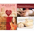 Chiropractic Assorted Postcards; for Laser Printer; Contentment Through Massage, 100/Pk