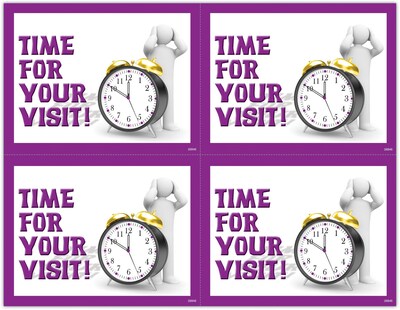 Graphic Image Laser Postcards, Clay Guy Time For a Visit, 100/Pk