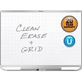 Quartet® Prestige® 2 Total Erase® Magnetic Whiteboard, Silver Aluminum Frame, 3W x 2H (TEM543A)