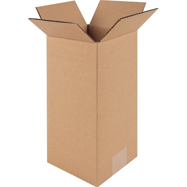 Coastwide Professional™ 5 x 5 x 10, 200# Mullen Rated, Shipping Boxes, 25/Bundle (CW57043)