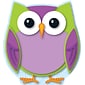 Carson-Dellosa Colorful Owl, Cut-Outs