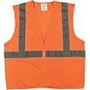 Protective Industrial Products Safety Vest, ANSI Class R2, Orange, Large (302-MVGZOR-L)
