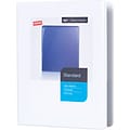 Staples® Standard 1 3 Ring Mini View Binder, White (26457)