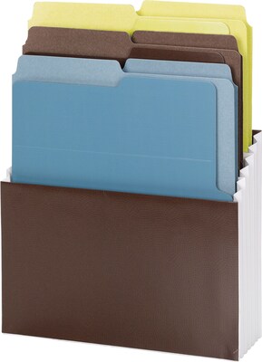 Smead Organized Up File Pocket, 5 1/4 Expansion, Letter Size, Redrope (1051252)