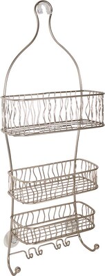 InterDesign® Squiggle Shower Caddy, Satin Nickel