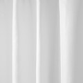 InterDesign® Carlton Fabric Polyester Shower Curtain, White
