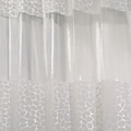 InterDesign® Pebblz View EVA Stall Size Shower Curtain, White