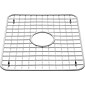 InterDesign® Sink Grid With Drain Hole, Polished Stainless Steel