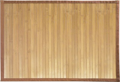 InterDesign® Formbu 24 x 17 Bamboo Small Floor Mat, Natural Bamboo