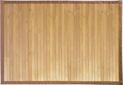 InterDesign® Formbu 24" x 17" Bamboo Small Floor Mat, Natural Bamboo