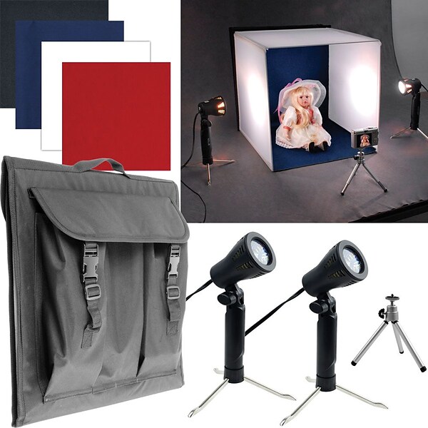Electric Avenue Deluxe Table Top Photo Studio Photo Light Box