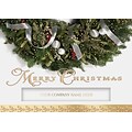 Holiday Expressions® Holiday Cards; Glittering Wreath, w/Gummed Envelopes