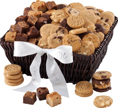 Mrs. Fields® 72 Nibblers® and 36 Brownie Bites Sympathy Basket