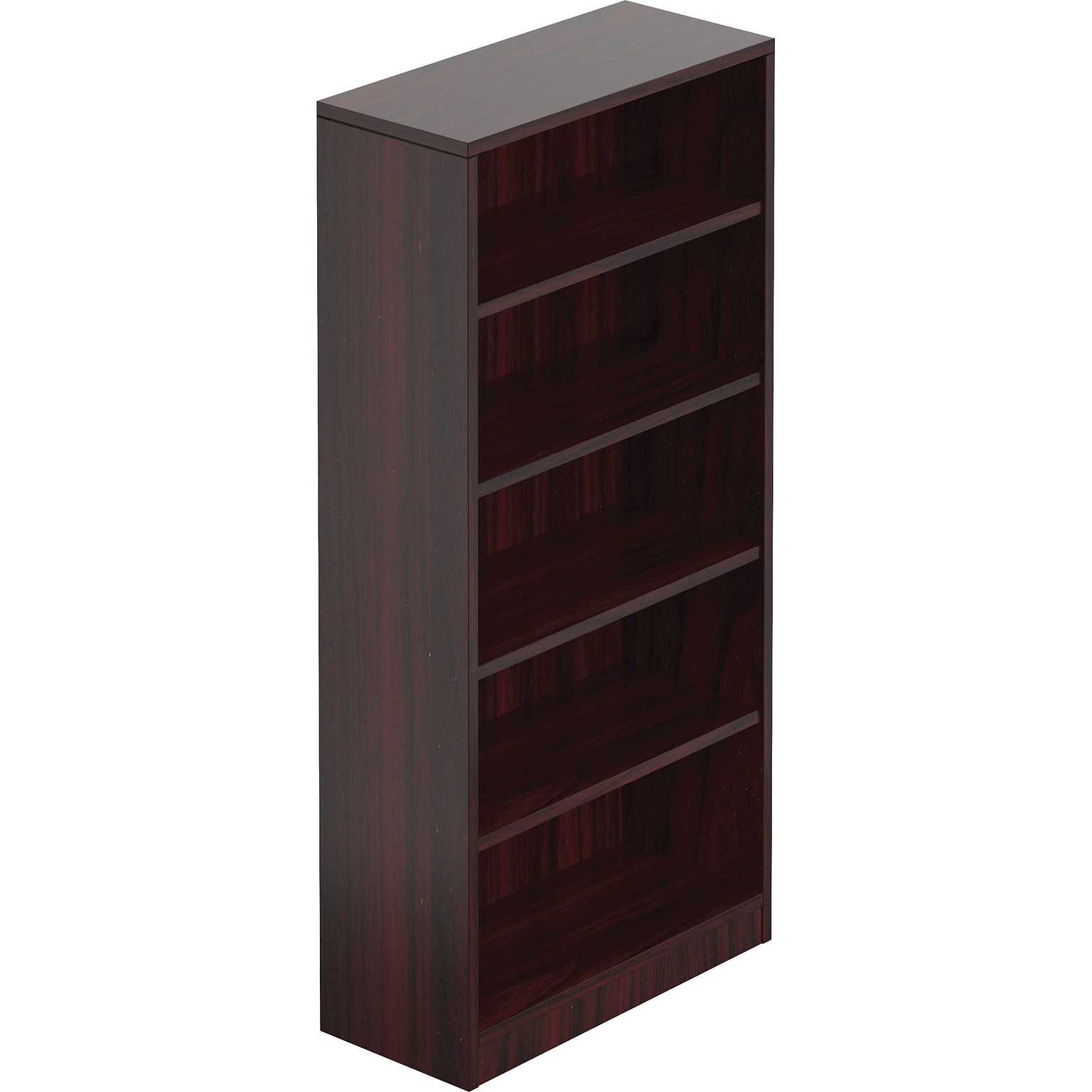 Offices to Go Superior Laminate 71H 4-Shelf Bookcase with Adjustable Shelves, American Mahogany (TDSL71BC-AML)