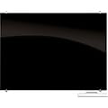 Balt Visionary 3 x 2 Black Magnetic Glass Frameless Dry Erase Board (84061)