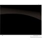 Balt Visionary 3' x 2' Black Magnetic Glass Frameless Dry Erase Board (84061)