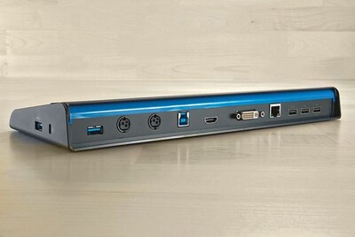 Targus® SuperSpeed™ Dual Video Docking Station With Power, 90W charging, 8 universal power tips