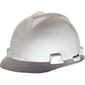 MSA Safety® V-Gard® Hard Hats, Polyethylene, Large, White (477482)