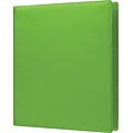 Staples Heavy-Duty 1 3-Ring Non-View Binder, Chartreuse (56323-CC/24648)