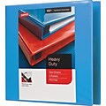 1-1/2 Heavy-Duty View Binder with D-Rings, Light Blue