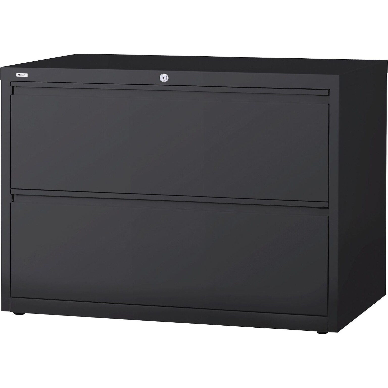 Quill Brand® 2-Drawer Lateral File Cabinet, Locking, Letter/Legal, Charcoal, 42W (26822D)