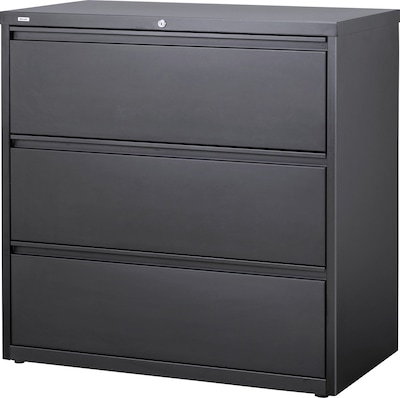 Quill Brand 3 Drawer Lateral File Cabinet Locking Letter Legal
