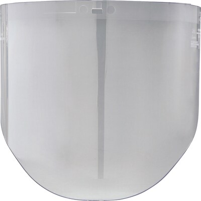 AO Tuffmaster® Clear Polycarbonate Face Shield Visor, 9 in (H) x 14 1/4 in (W) x 0.08 in (T), Shield