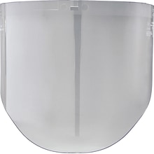 AO Tuffmaster® Clear Polycarbonate Face Shield Visor, 9 in (H) x 14 1/4 in (W) x 0.08 in (T), Shield