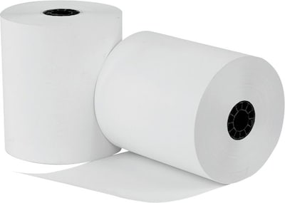 uAccept POS Thermal Paper Rolls, 3 1/8 x 220, 12 Rolls/Pack (MA812)