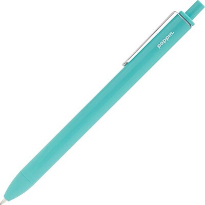 Poppin Aqua Retractable Gel Luxe Pens