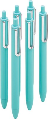 Poppin Aqua Retractable Gel Luxe Pens