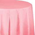 Creative Converting Classic Pink Round Plastic Tablecloths, 3 Count (DTC703274TC)