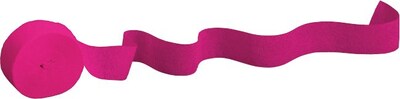 Creative Converting Hot Magenta Pink Streamer, 6 Count (DTC078290STRMR)