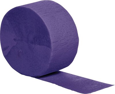 Creative Converting Crepe Streamers, Purple (078130)