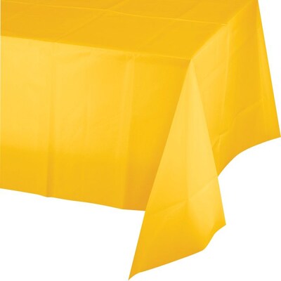 Creative Converting School Bus Yellow Rectangular Tablecover